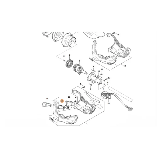 STIHL  Wiązka kabli 4867 400 3421